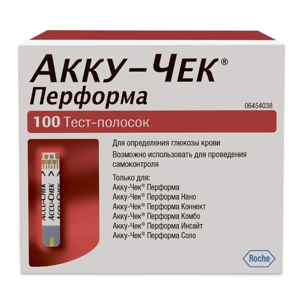 Accu-Chek Performa (Акку-Чек Перформа) Тест-полоски 100 шт.