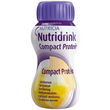 Жидкая смесь Nutridrink Компакт Протеин Ваниль бутылочка 125 мл 4 шт.
