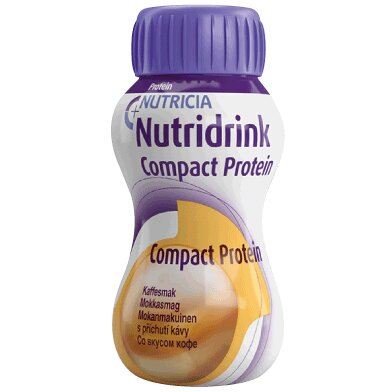Жидкая смесь Nutridrink Компакт Протеин кофе 125 мл бутылочка 4 шт.
