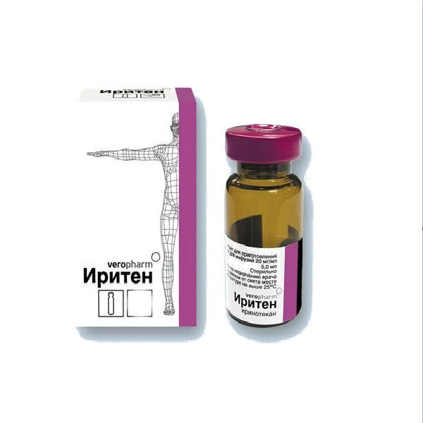 Иритен концентрат для приготовления раствора для инфузия 20 мг/мл 5 мл