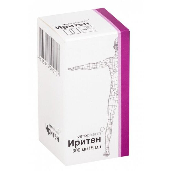 Иритен концентрат для приготовления раствора для инфузия 20 мг/мл 15 мл