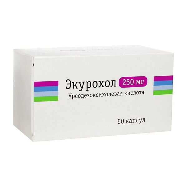 Экурохол капсулы 250 мг 50 шт.