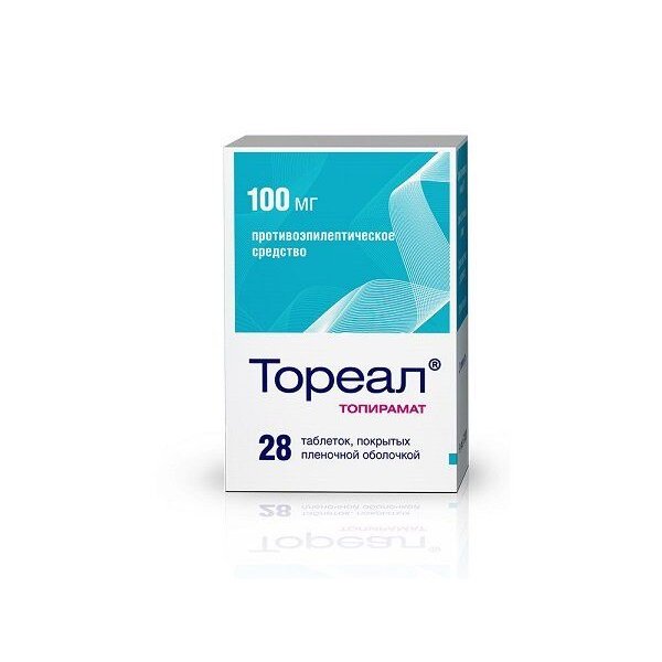 Тореал таблетки 100 мг 28 шт.