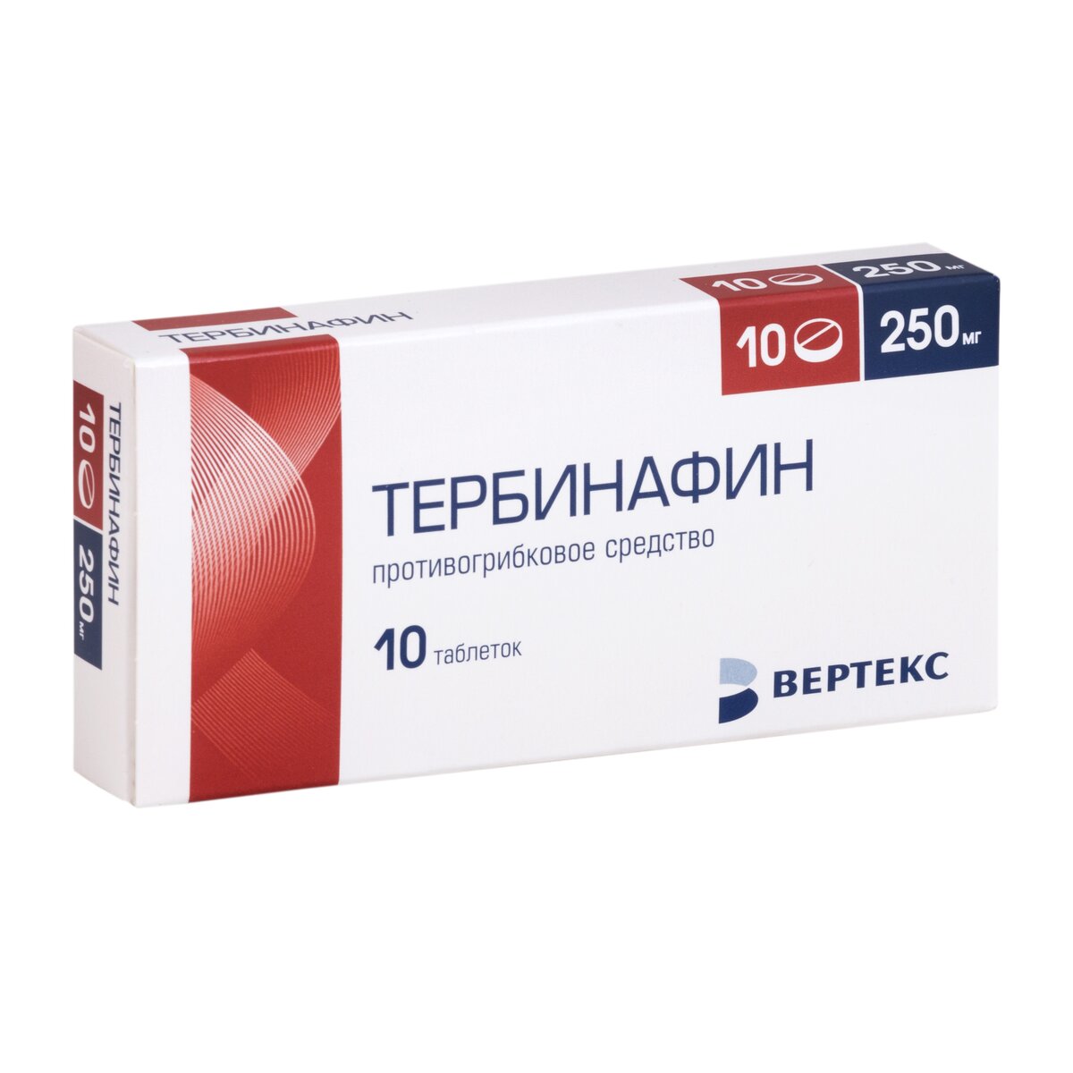Тербинафин-Вертекс таблетки 250 мг 10 шт.