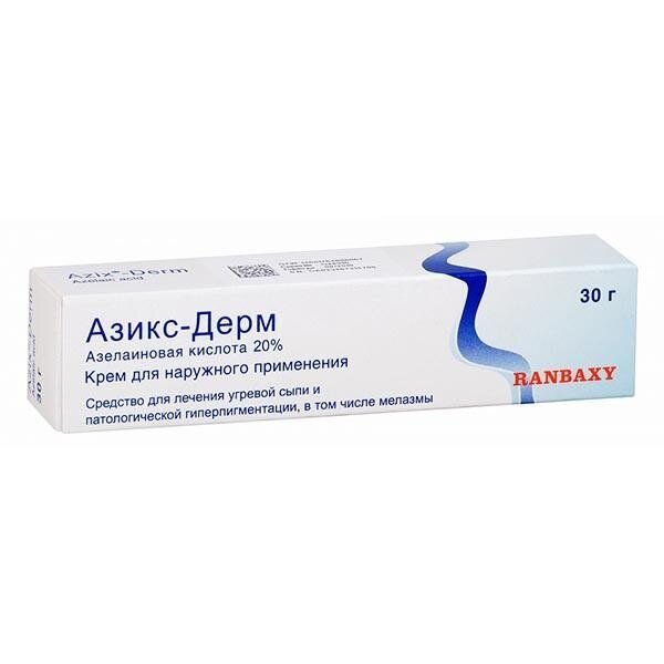 Азикс-Дерм крем для наружного применения 30 г туба 1 шт.