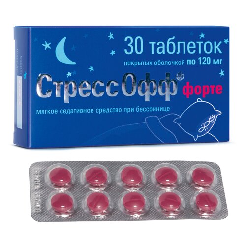 Стрессофф форте таблетки 30 шт.