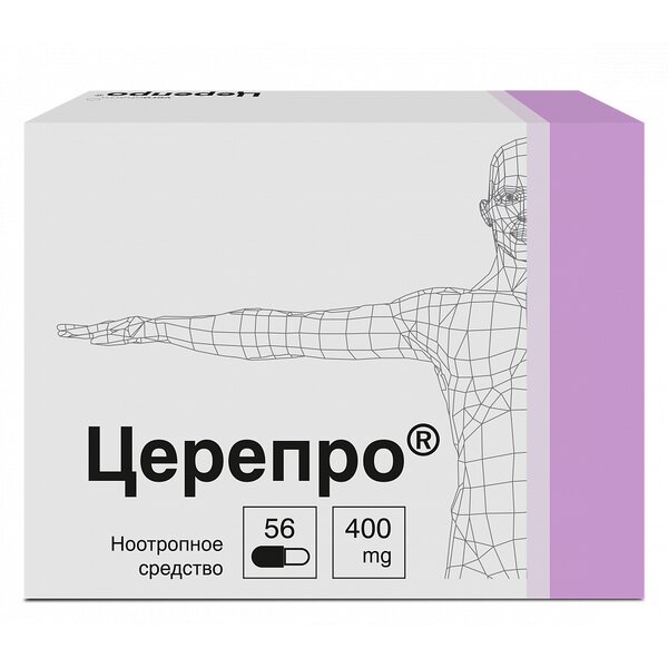 Церепро капсулы 400 мг 56 шт.
