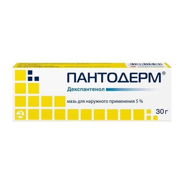 Пантодерм мазь для наружного применения 5% 30 г туба 1 шт.