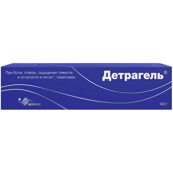 Детрагель гель для наружного применения 40 г