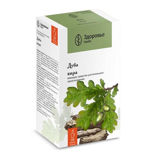 Дуба кора фильтр-пакеты 20 шт.