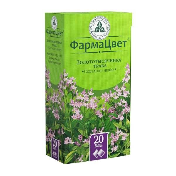 Золототысячника трава фильтр-пакеты 1,5 г 20 шт.