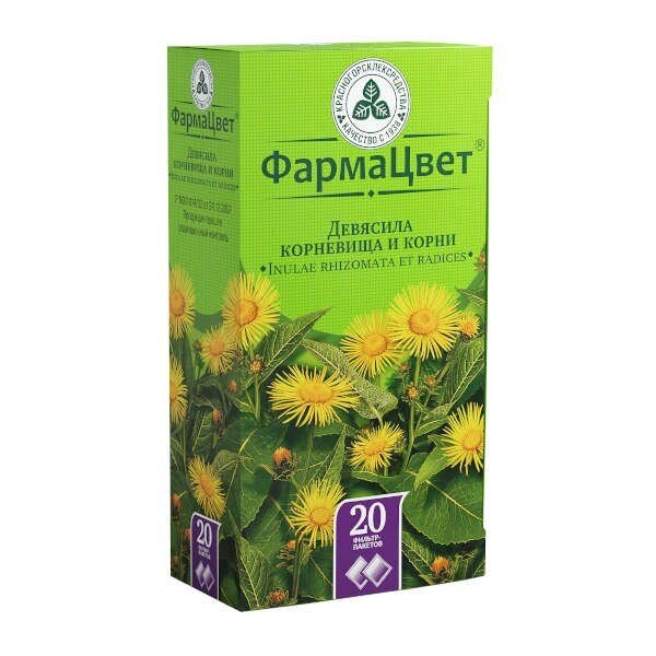 Девясила корневища и корни фильтр-пакеты 1,5 г 20 шт.