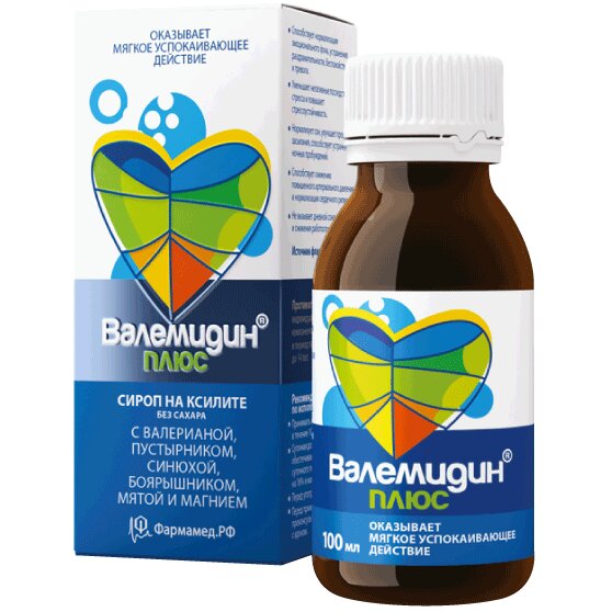 Валемидин плюс сироп 100 мл