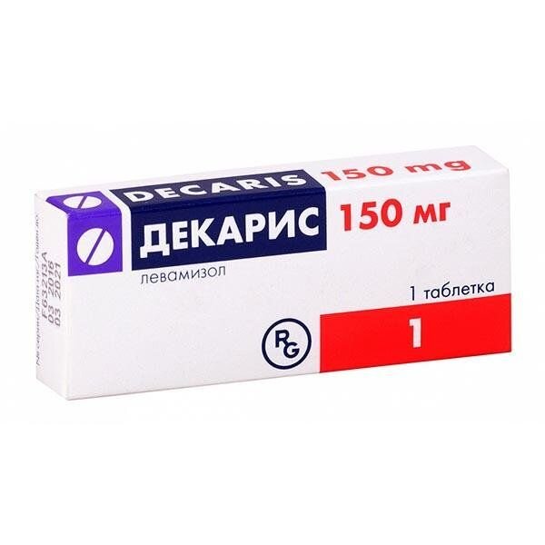 Декарис таблетки 150 мг 1 шт.