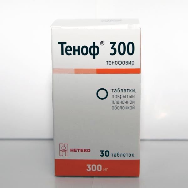 Теноф 300 таблетки 300 мг 30 шт.