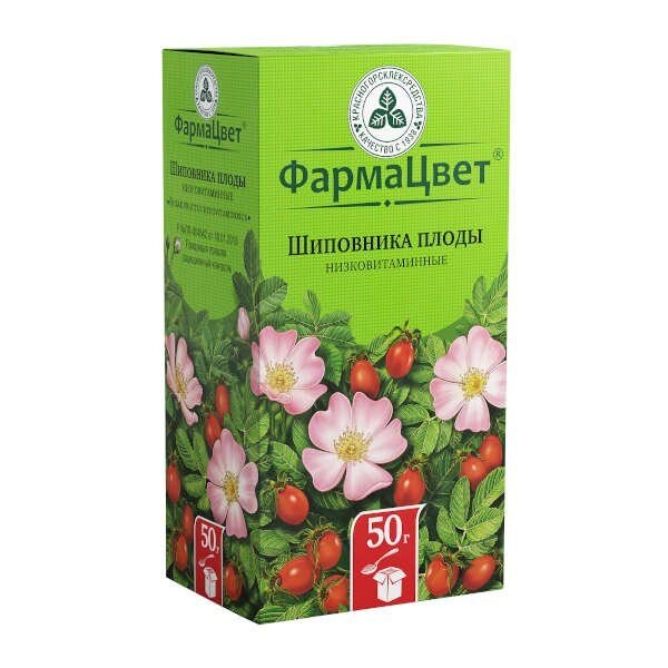 Шиповника плоды низковитаминные 50 г