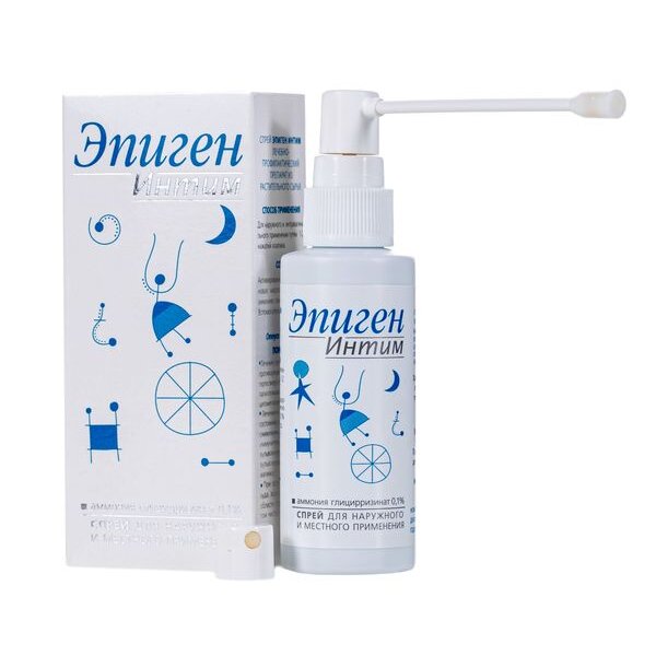 Эпиген Интим спрей для наружного и местного применения 0,1% 60 мл