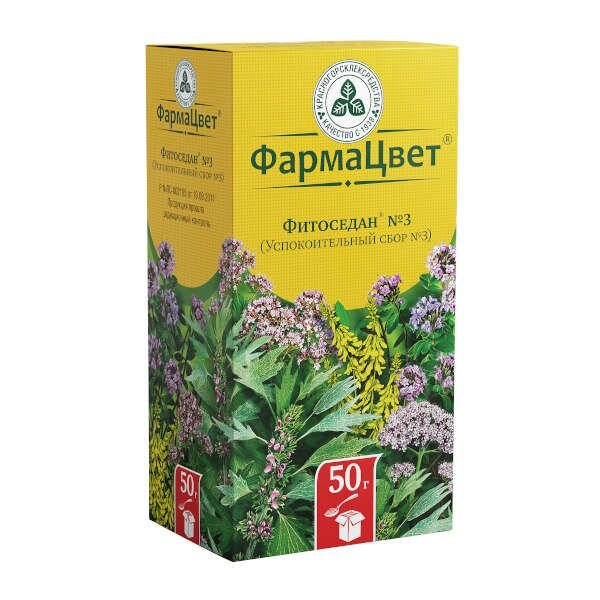 Фитоседан №3 (Успокоительный сбор №3) 50 г