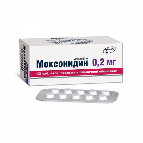 Моксонидин-ФТ таблетки 0,2 мг 30 шт.