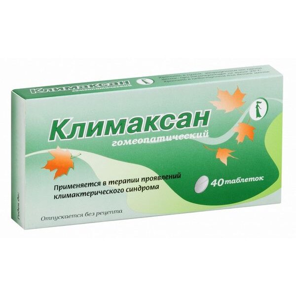 Климаксан таблетки гомеопатические 40 шт.