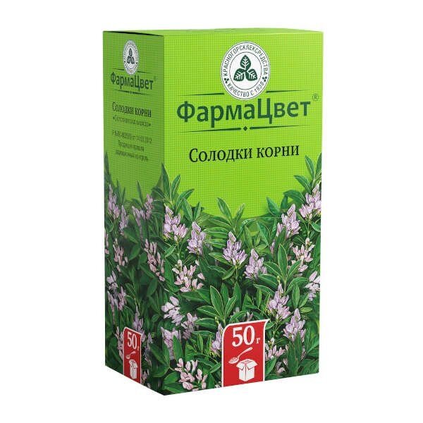 Солодки корни пачка 50 г 1 шт.