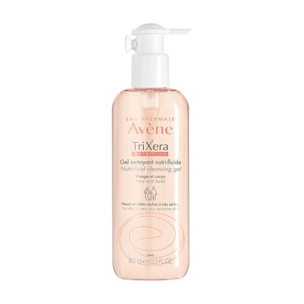 Легкий питательный очищающий гель Avene TriXera+ Nutrition 400 мл