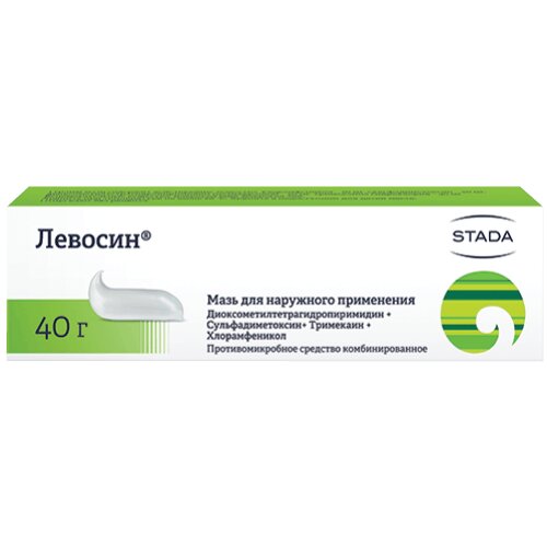Левосин мазь для наружного применения 40 г