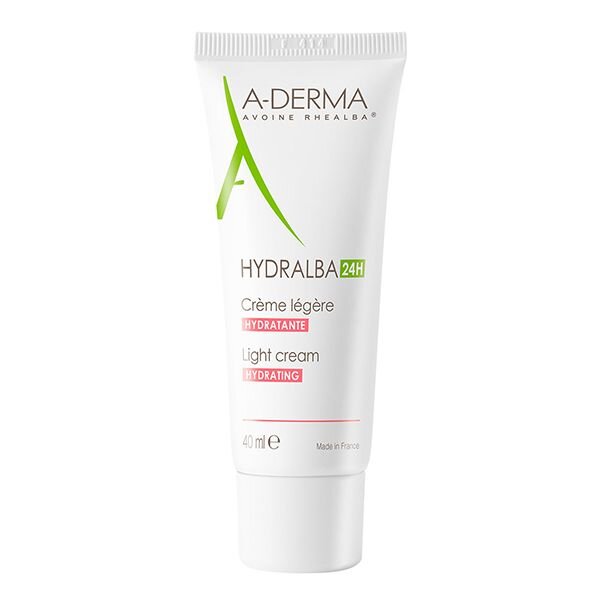 Крем легкий увлажняющий A-Derma Hydralba 24 ч 40 мл