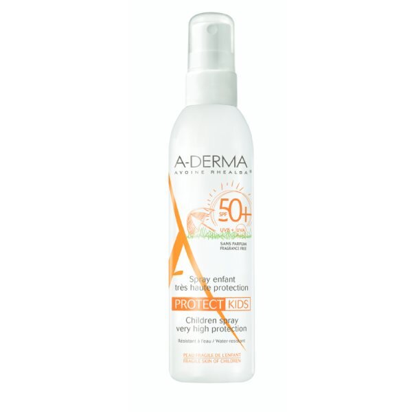 Спрей солнцезащитный детский A-Derma Protect Kids SPF 50+ 200 мл