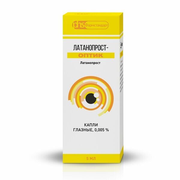 Латанопрост-Оптик капли глазные 0,005% 5 мл