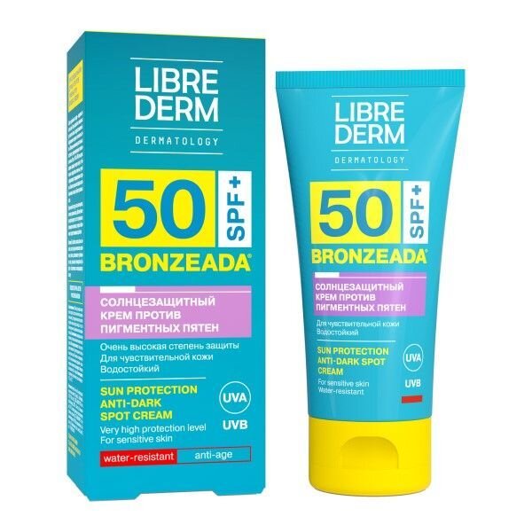 Солнцезащитный крем Librederm Bronzeada от пигментных пятен SPF 50 50 мл