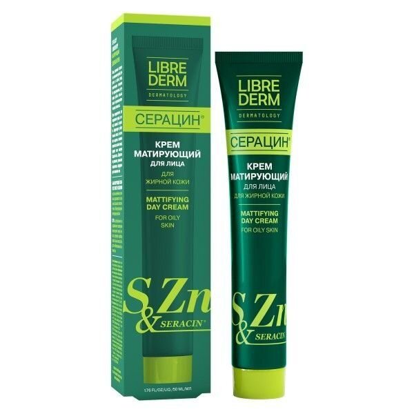 Крем для лица дневной Librederm Seracin матирующий 50 мл