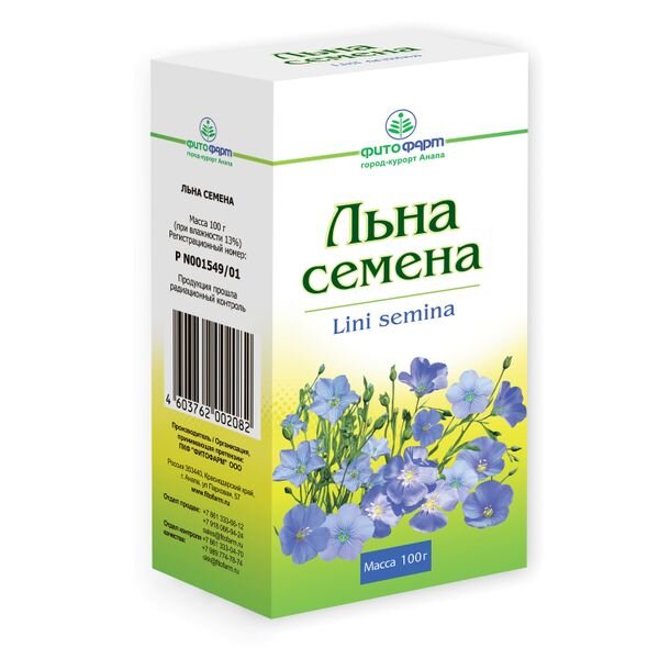 Льна семена Фитофарм 100 г