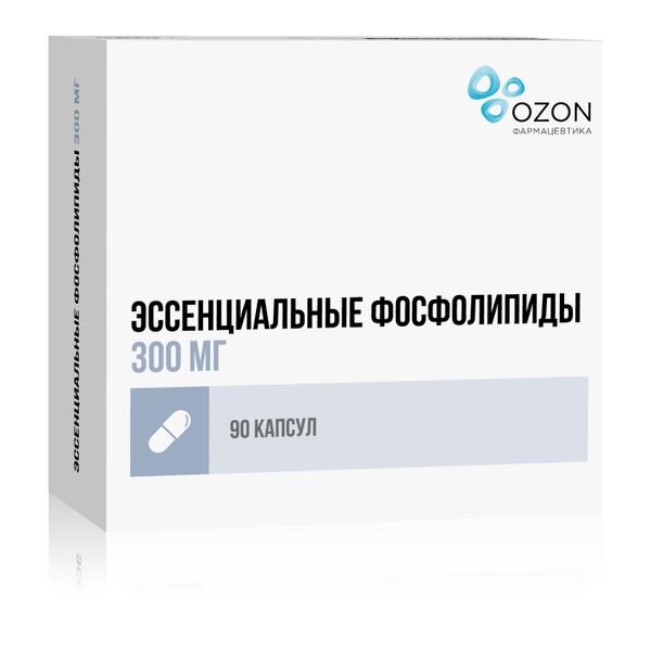 Эссенциальные фосфолипиды капсулы 300мг 90 шт. озон