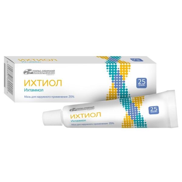 Ихтиоловая мазь 20% 25 г