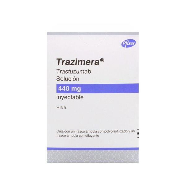 Тразимера лиофилизат для приг. концентрата для приг. раствора для инфузий 440 мг+растворитель 20 мл