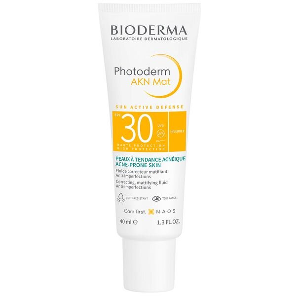 Матирующий флюид (эмульсия) Bioderma Photoderm AKN SPF 30 40 мл