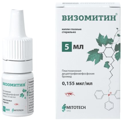 Визомитин капли глазные 0,155 мкг/мл 5 мл