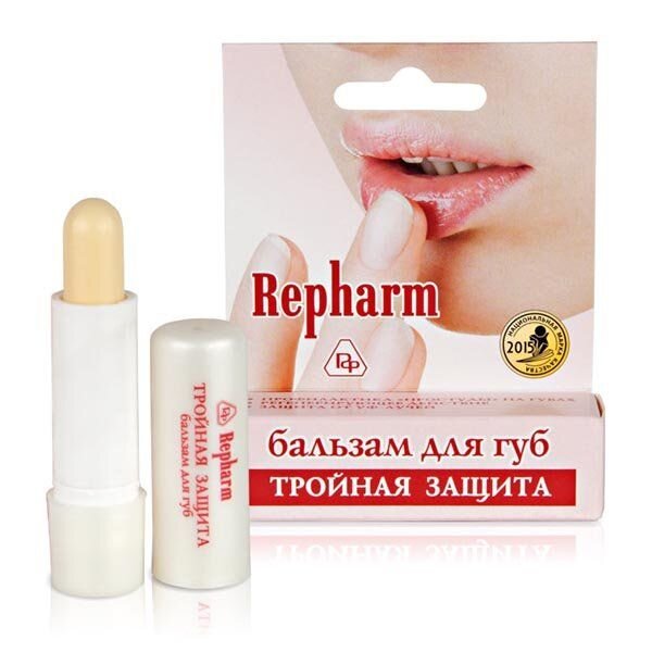 Бальзам для губ Рефарм (Repharm) Тройная защита 5 г