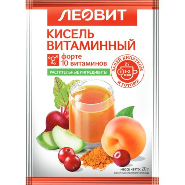 Кисель Леовит Витаминный форте 20 г 5 шт.