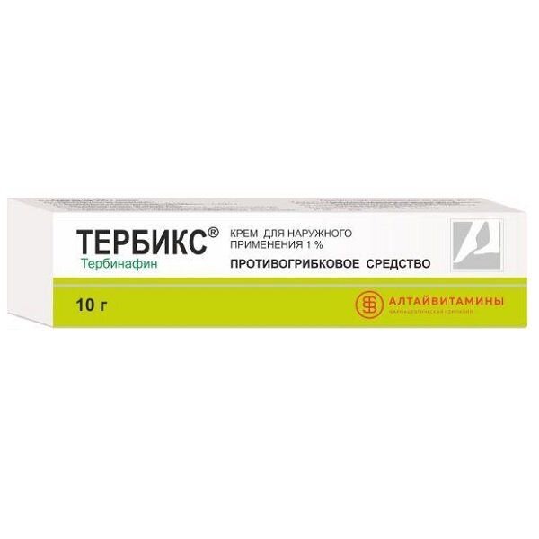 Тербикс крем 1% 10 г