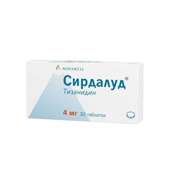 Сирдалуд таблетки 4 мг 30 шт.