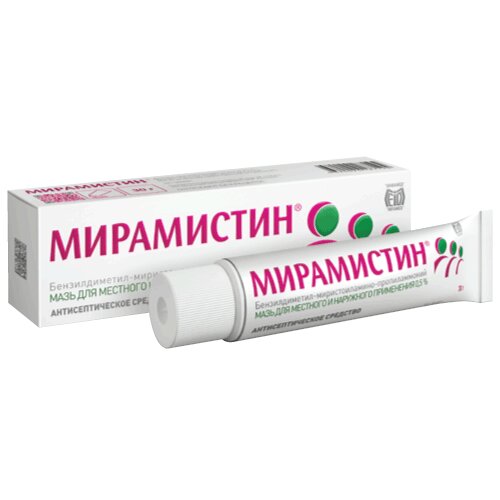 Мирамистин мазь для местного и наружного применения 0,5% 30 г