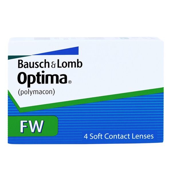 Контактные линзы Optima FW -5.00/8.7/14.0 квартальные 4 шт.