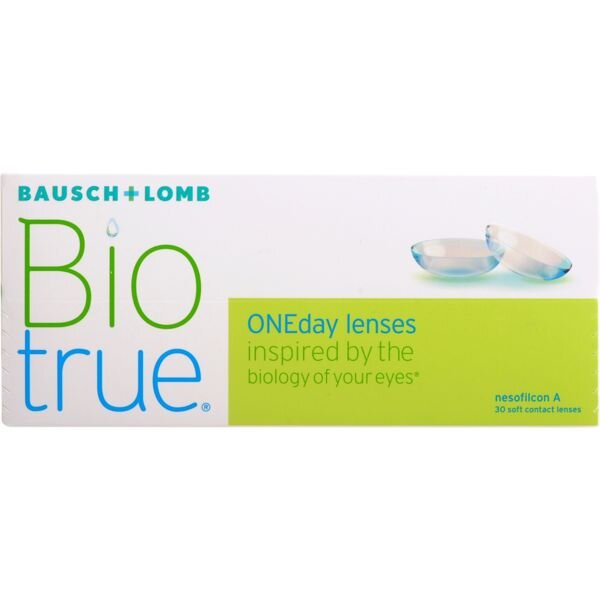 Biotrue oneday линзы контактные однодневные мягкие -3.50 30 шт.