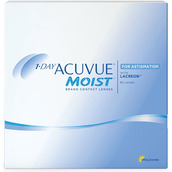 Acuvue 1-day moist линза контактная 8.5/-1.50 90 шт.