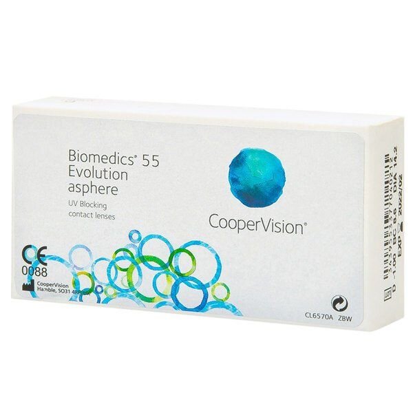 Biomedics 55 evolution линзы контактные на 1 месяц -5.00/8.6 6 шт.