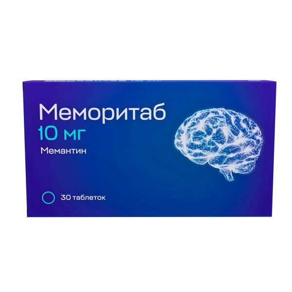 Меморитаб таблетки диспергируемые 10 мг 30 шт.