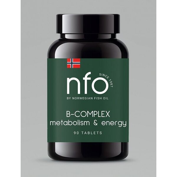 B-комплекс Norwegian Fish Oil таблетки 500 мг 90 шт.