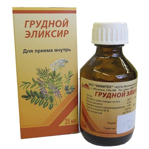 Грудной эликсир 25 мл